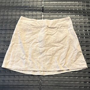 Princess Polly Cream Mini Skirt